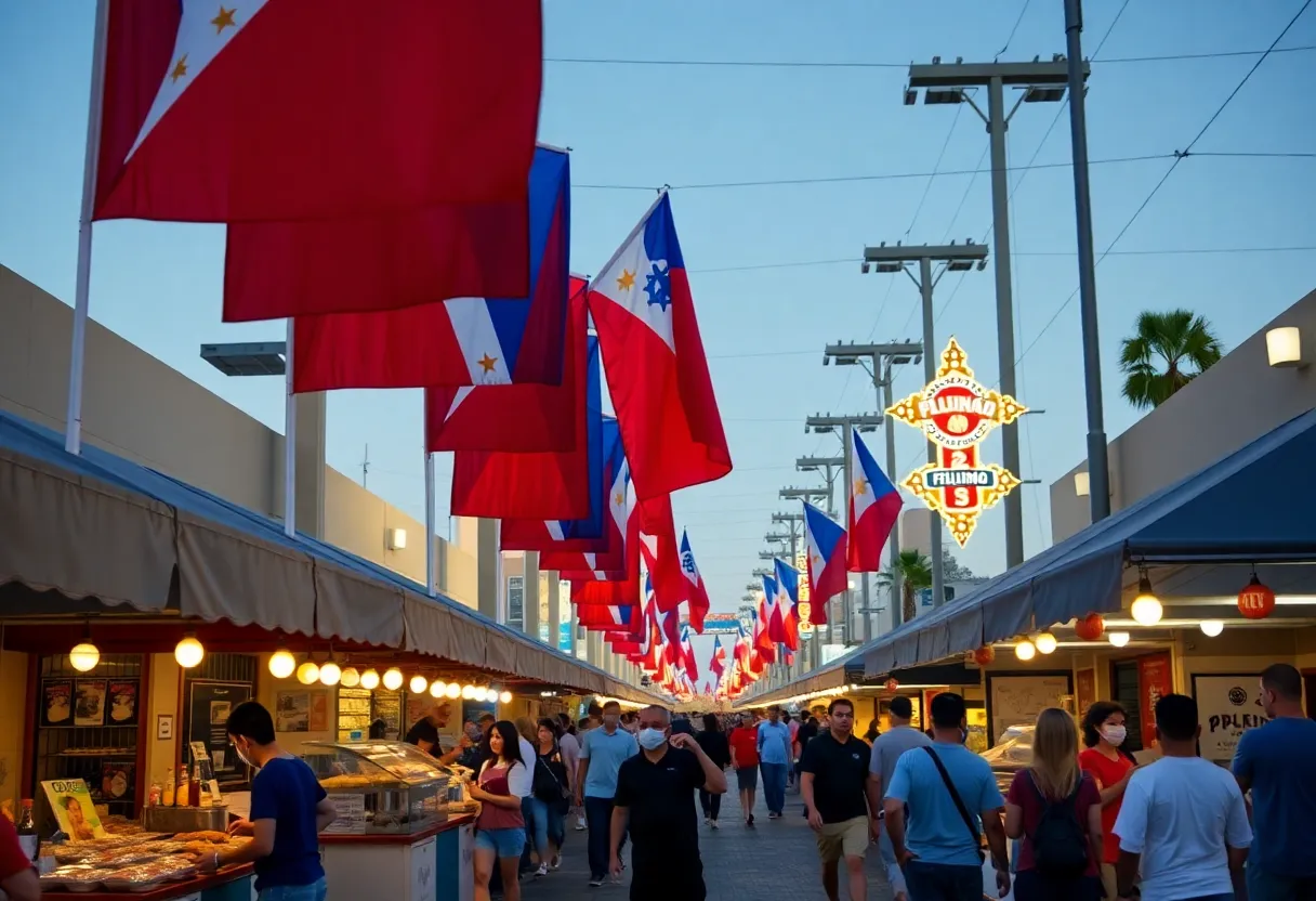 A bustling Filipino cultural corridor in Las Vegas