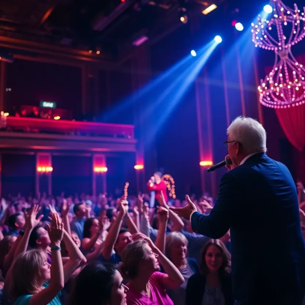 Audience enjoying Frankie Valli live concert