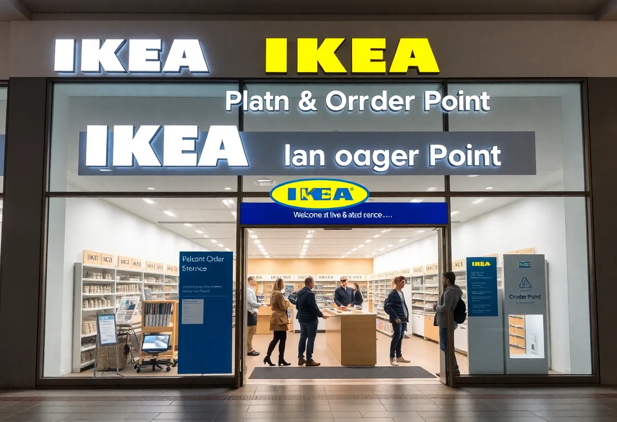 Rendering of IKEA Plan & Order Point storefront in Henderson, Nevada