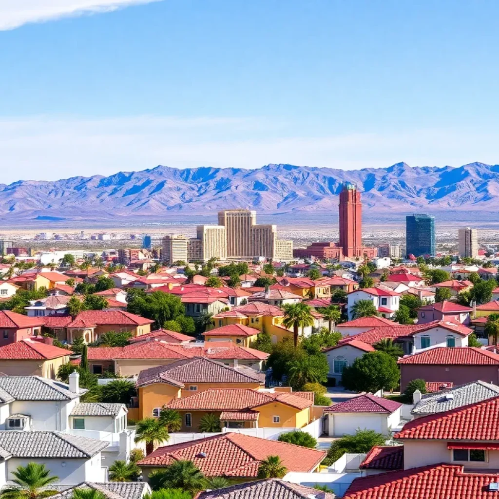 Vibrant Las Vegas skyline illustrating the housing market