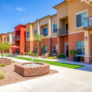 Spacious new apartment buildings in Henderson, Nevada