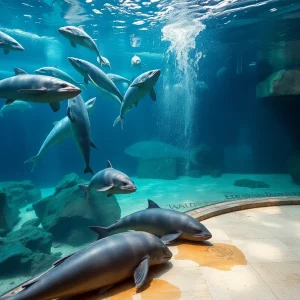 Image depicting conditions at SeaQuest aquarium in Las Vegas