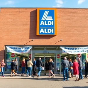 ALDI grocery store grand opening in Las Vegas