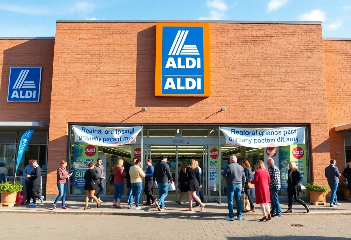 ALDI grocery store grand opening in Las Vegas