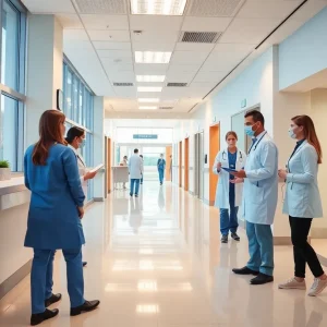HCA Healthcare team providing care in a modern facility