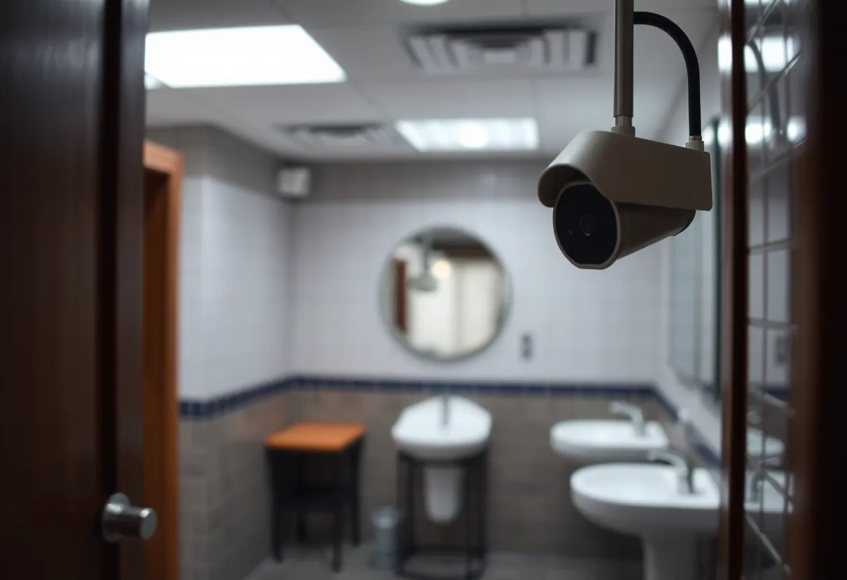 Image representing the hidden camera issue in restrooms