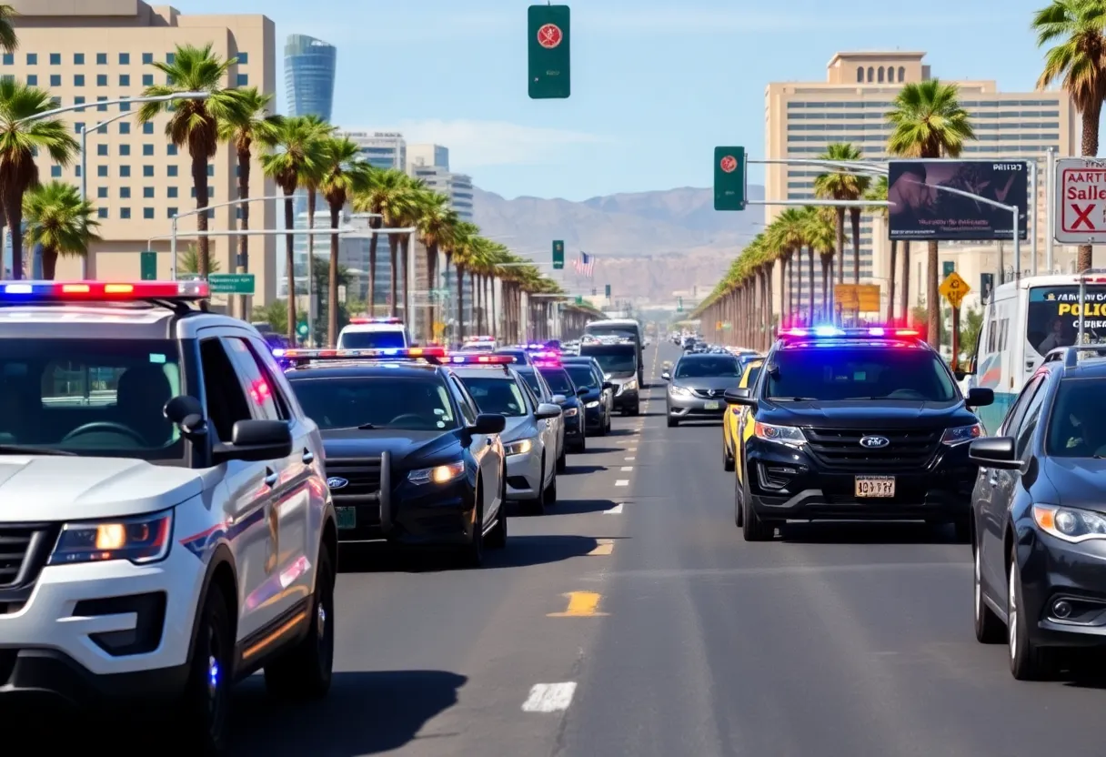 Las Vegas law enforcement working to improve road safety