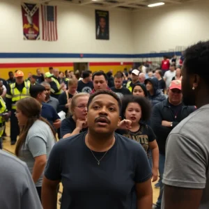 Emergency responders at a Las Vegas gym