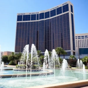Clean and safe water features at a Las Vegas hotel