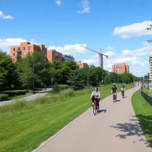 Multi-use trail alongside Summerlin Parkway in Las Vegas