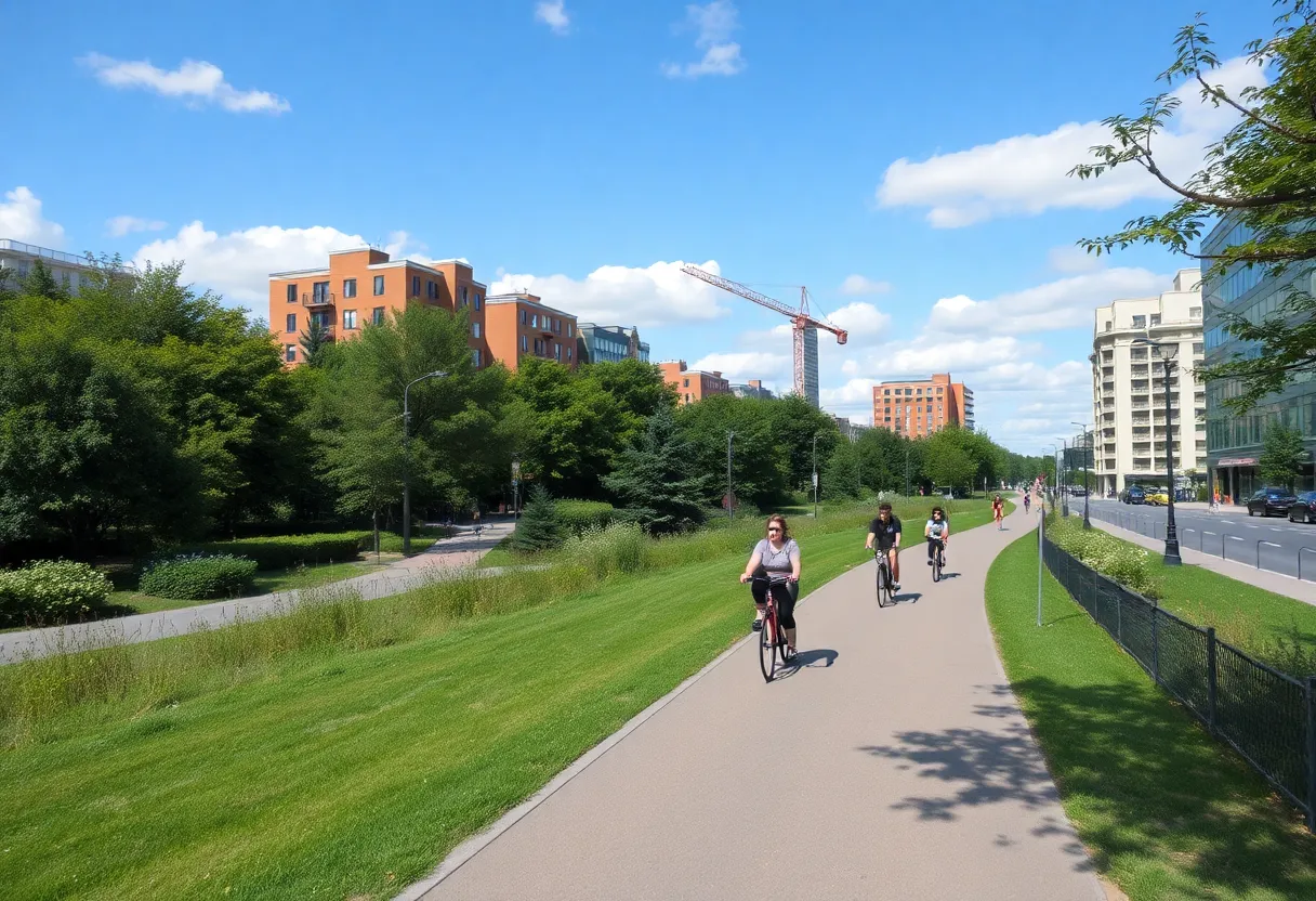 Multi-use trail alongside Summerlin Parkway in Las Vegas