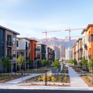 Modern multifamily apartment complex in Las Vegas Valley