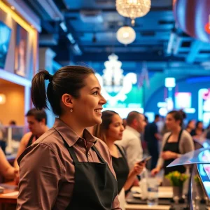 Las Vegas workers in the service industry