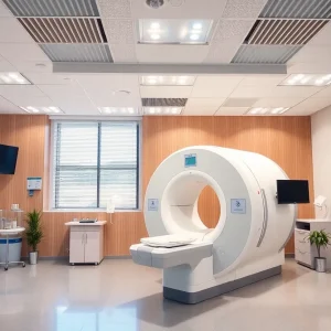 Interior of Prenuvo Clinic showing MRI scanning equipment