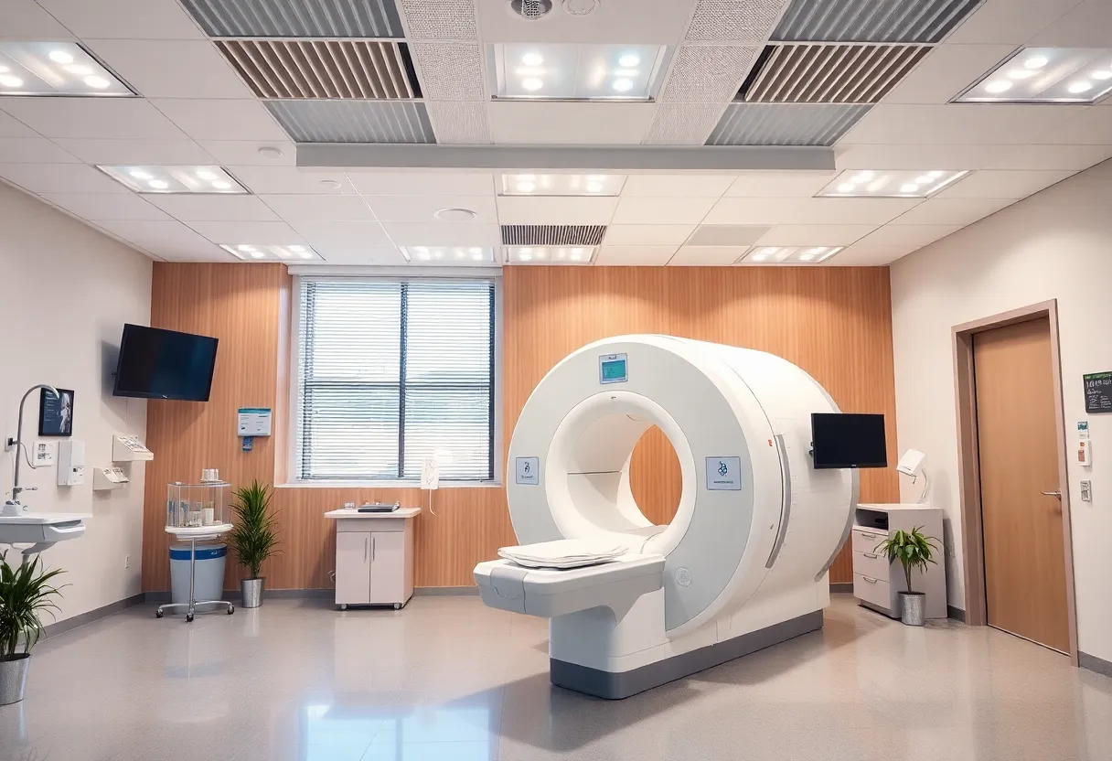 Interior of Prenuvo Clinic showing MRI scanning equipment