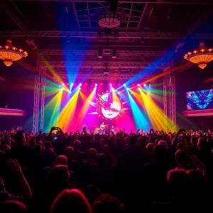 A lively concert scene from Sammy Hagar's Las Vegas residency.