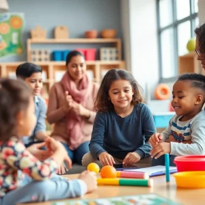Educational facility designed for single mothers and their children in Las Vegas.