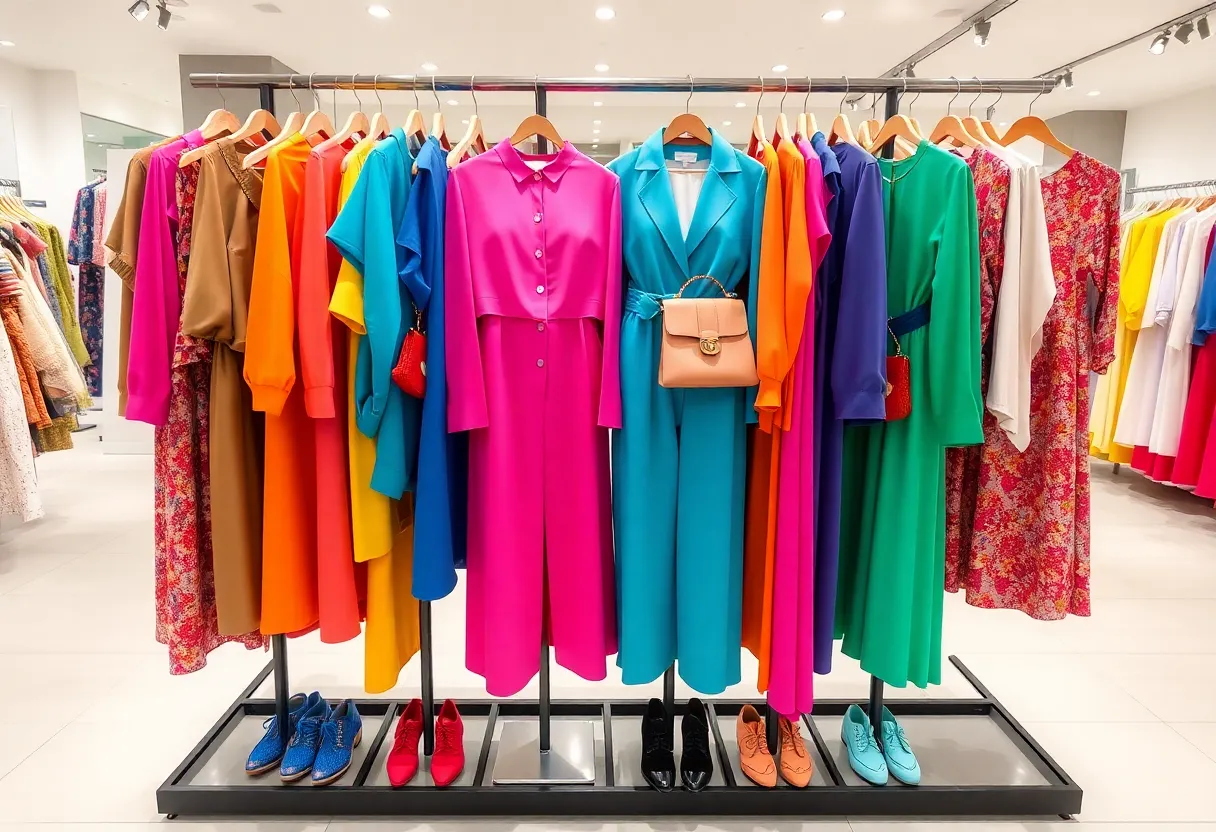 Colorful spring fashion collection at Miracle Mile Shops