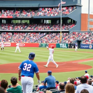 UNLV baseball players in action during a championship game