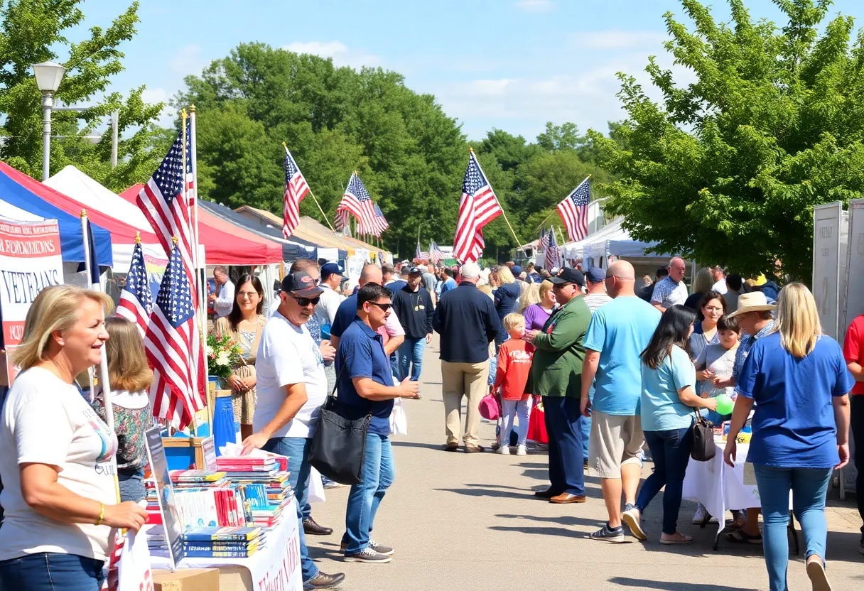 Community event for veterans fundraising