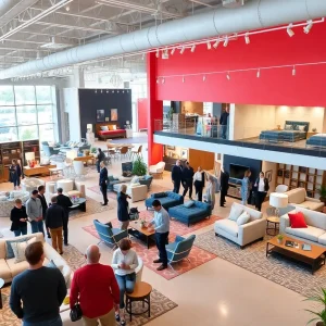 Grand opening of Ashley Furniture store in Las Vegas