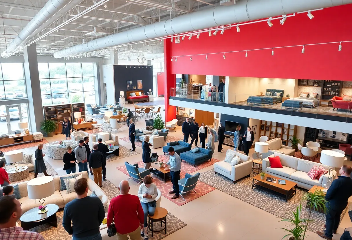Grand opening of Ashley Furniture store in Las Vegas