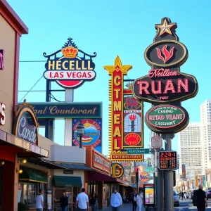 Vibrant dining scene in downtown Las Vegas