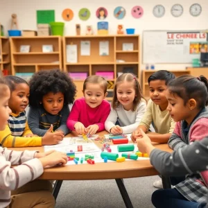 Students engaged in learning activities at Embrace Academy