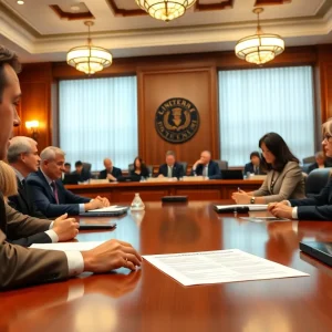 City council meeting discussing ethics ruling