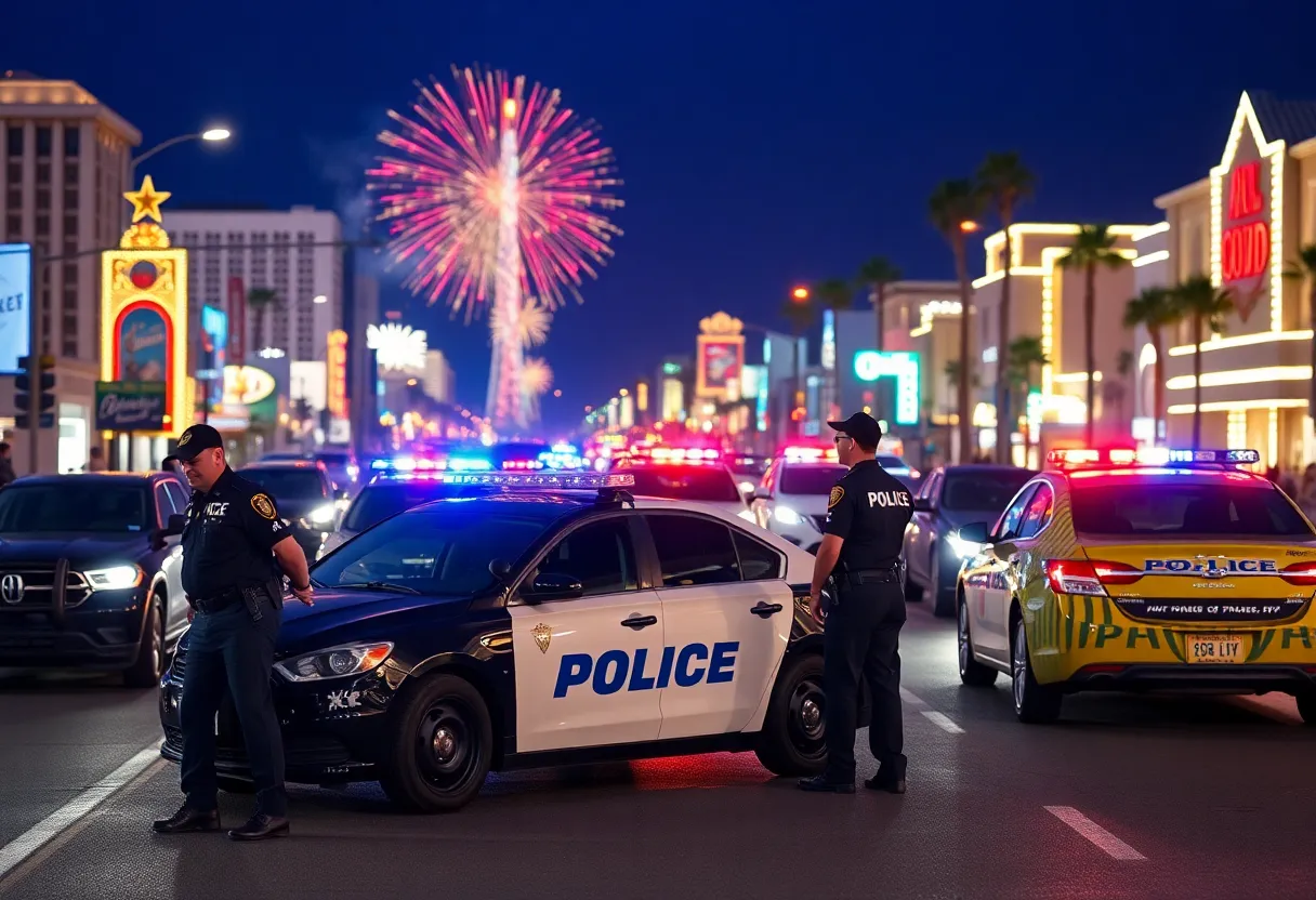 Las Vegas police check for illegal fireworks