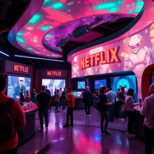 Immersive entertainment venue inspired by Netflix shows