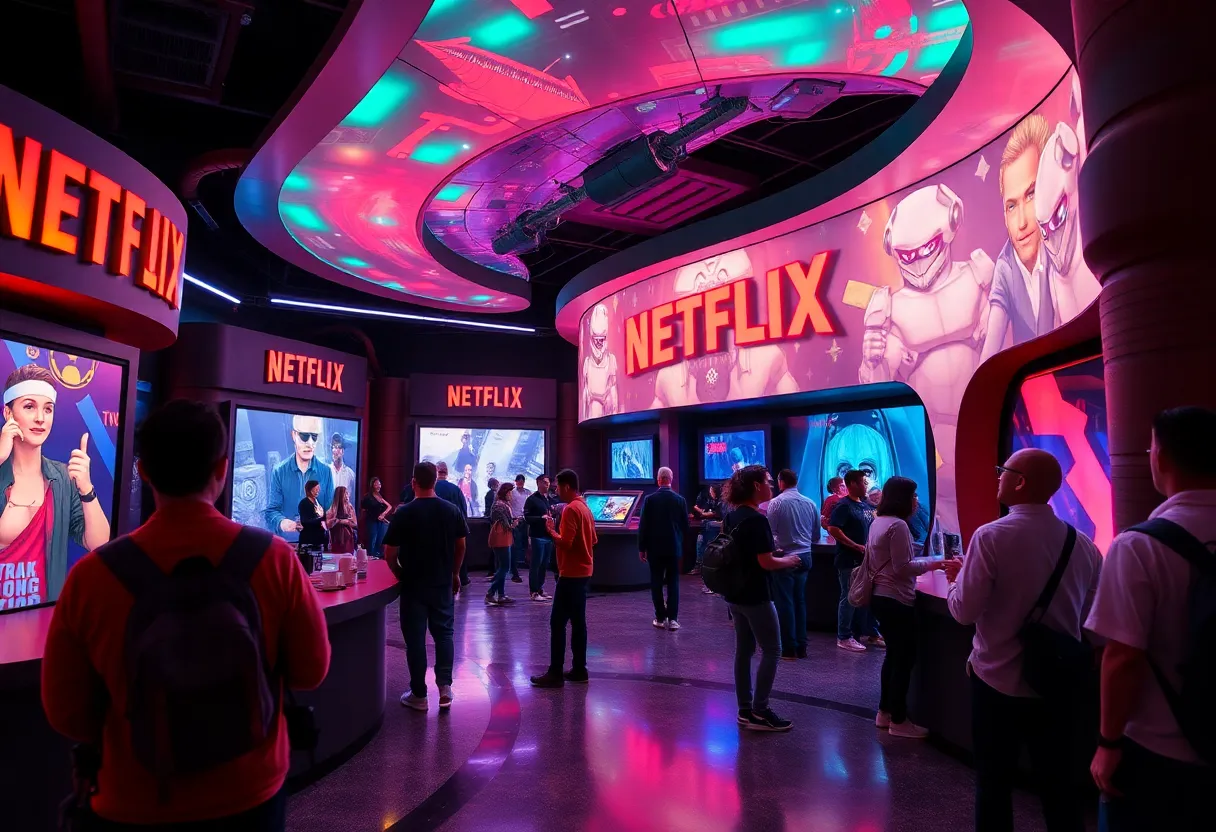 Immersive entertainment venue inspired by Netflix shows