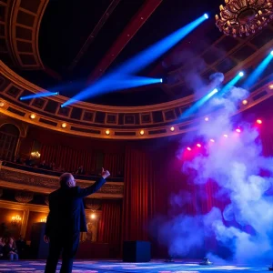 Magic performance on stage at The Venetian Theatre