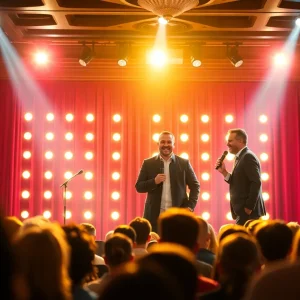 Tiffany Haddish and Jo Koy performing together at Encore Theater