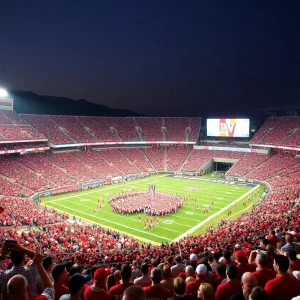 Crowd at UNLV college sports event