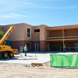 Construction of Wengert Elementary School in Las Vegas