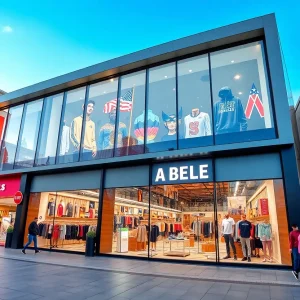 Abercrombie & Fitch store at BLVD Las Vegas exterior