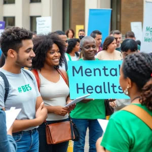 Community event promoting BIPOC mental health awareness