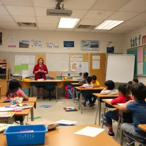 Teachers facing budget cuts in a Nevada classroom