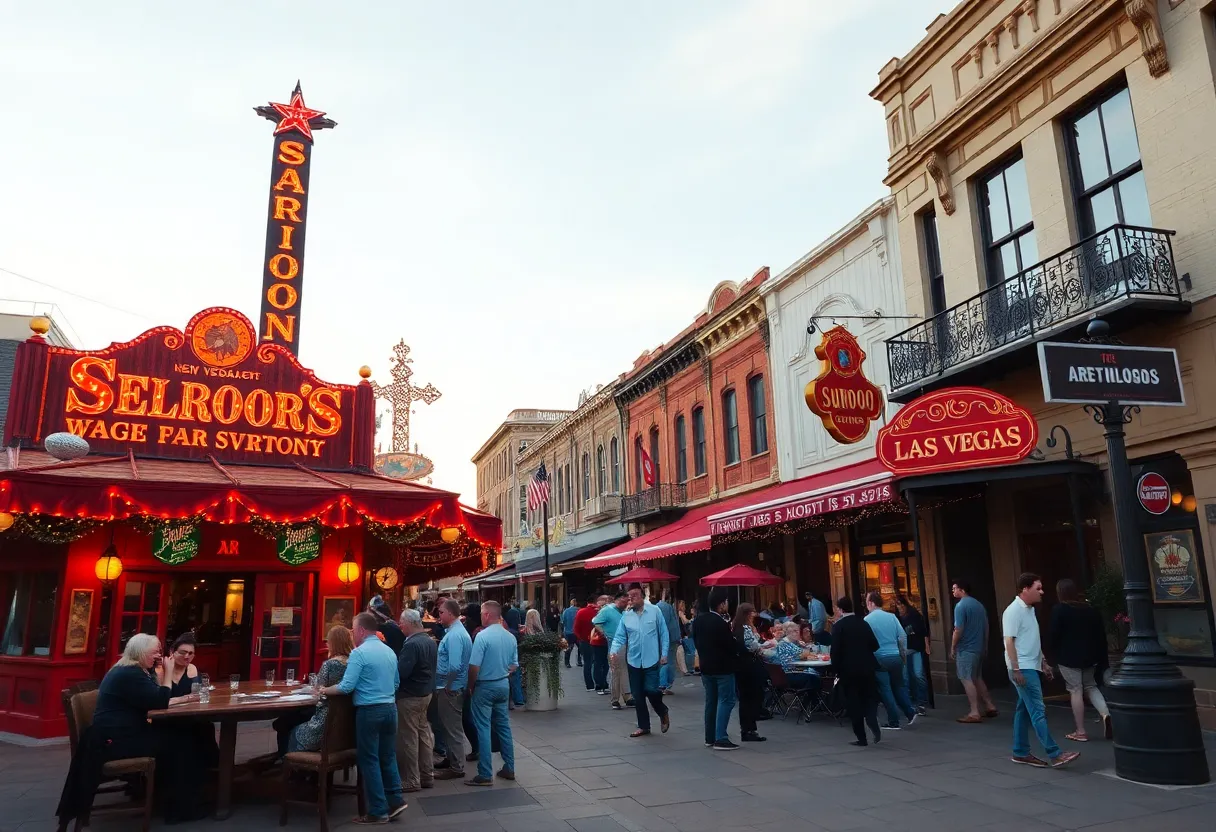 Hogs & Heifers Saloon relocation site on Main Street, Las Vegas