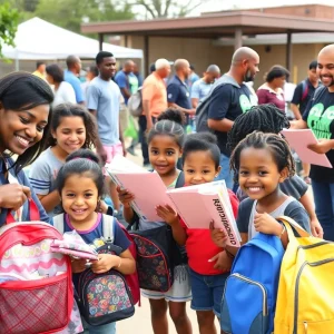 Community event for back-to-school supplies in Las Vegas