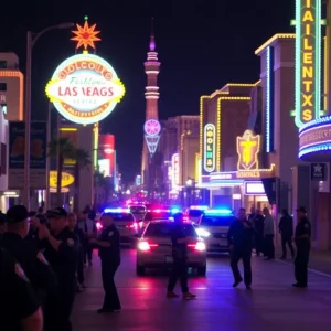 Police responding to an early morning incident in Las Vegas
