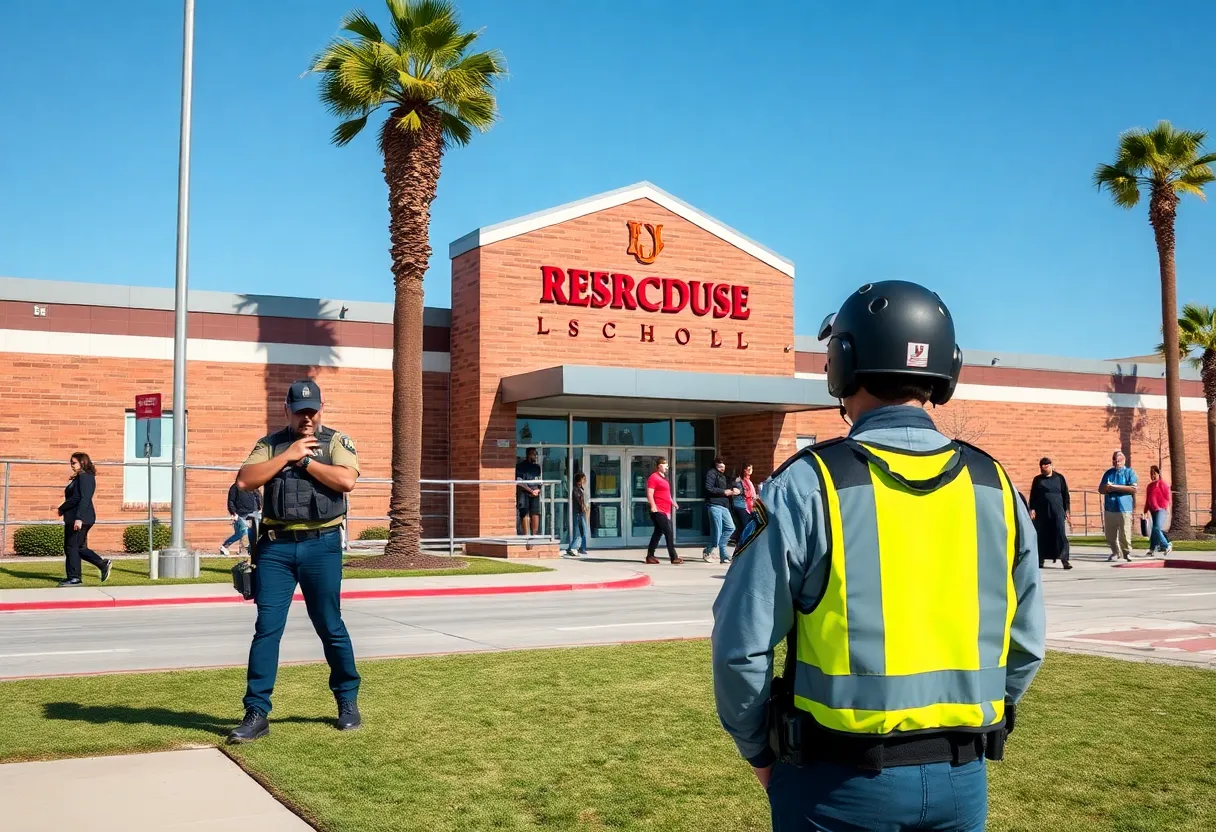 Las Vegas high school with a focus on security measures