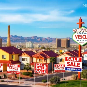 Homes for sale in Las Vegas showing varied architecture.