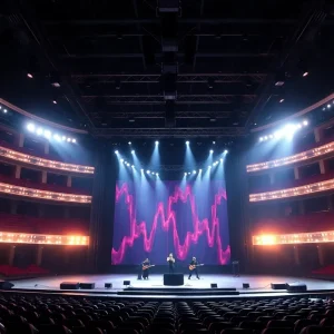 Stage at The Colosseum in Las Vegas awaiting performers