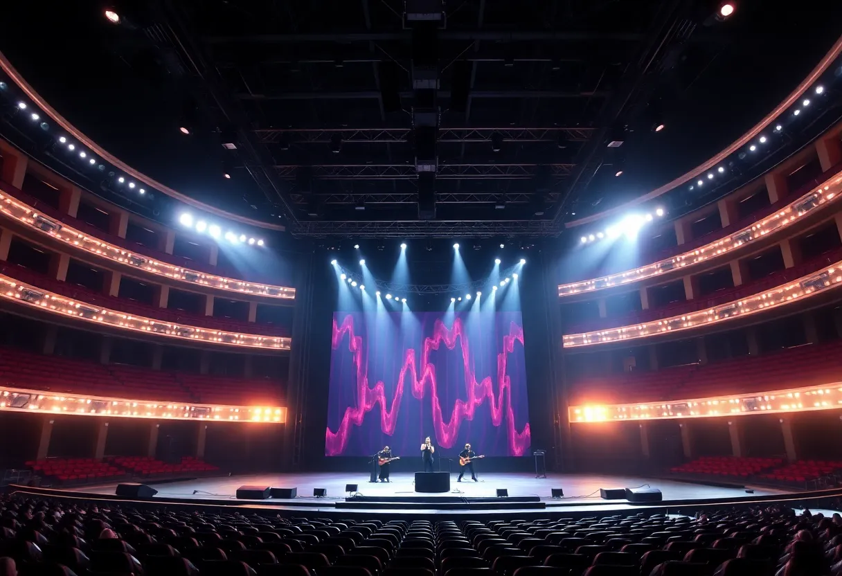Stage at The Colosseum in Las Vegas awaiting performers