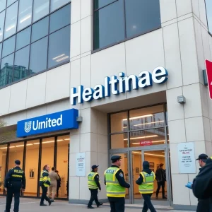 Emergency responders at United Healthcare office in Las Vegas
