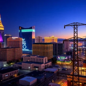 Contrast between luxury spending and utility services in Las Vegas