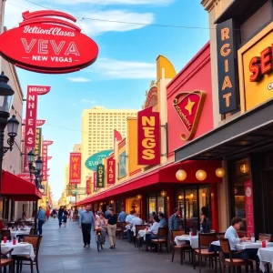 Collage of diverse new restaurants in Las Vegas