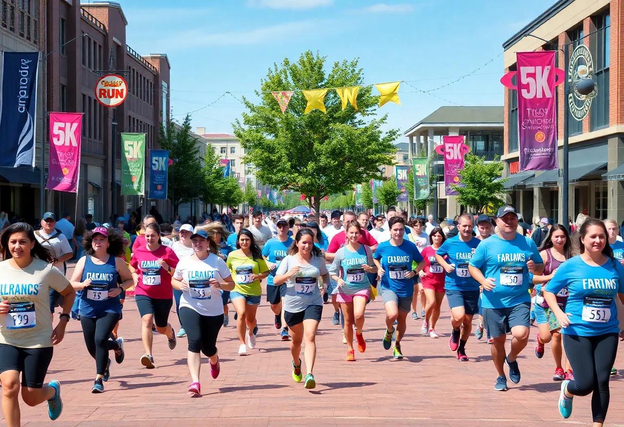 Participants enjoying the Smarts’N Strides 5K Run and Walk in Las Vegas.